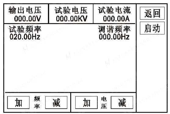 发电机交流耐压试验装置半自动试验图